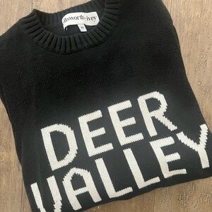 Women’s Deer Valley Black Sweater- XS